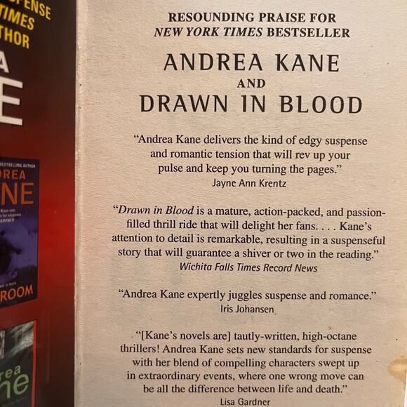 Drawn in Blood (Burbank and Parker, 2) - Book by Andrea Kane - Picture 6 of 7